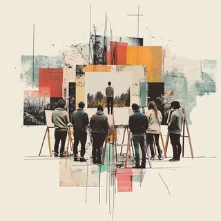 Collaborative Life Drawing